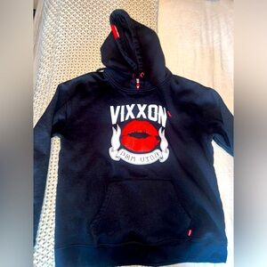 Vixxon by Dixxon women’s lips hoodie